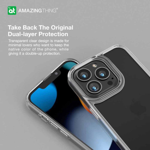 Чохол Amazing Minimal Drop Proof на iPhone 13 Transparent